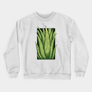 Vintage doodle illustration of Aloe vera Crewneck Sweatshirt